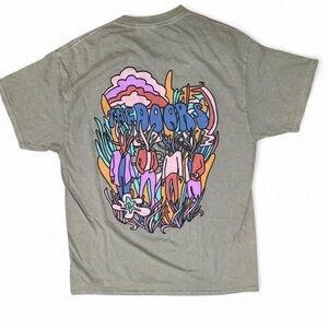 Psychedelic Gray 'The Doors' Graphic Tee